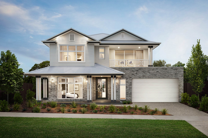 Hamptons Facade - Lorne Display Home